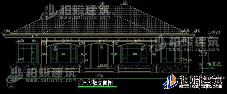 正立面图